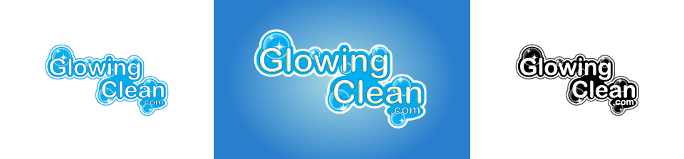 Glowing Clean logo